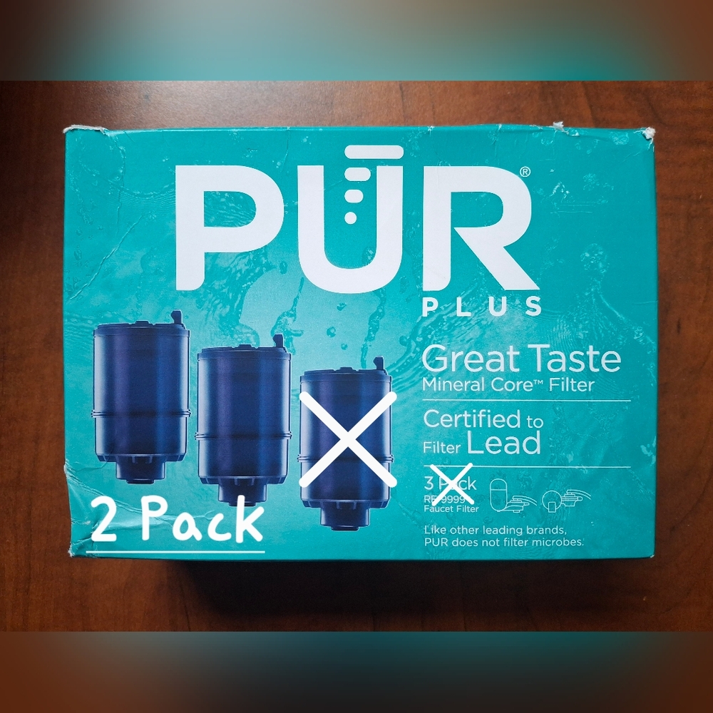 PUR RF-9999-3 3-Stage Faucet Filter Replacement Cartridge - Blue (Pack of 2)